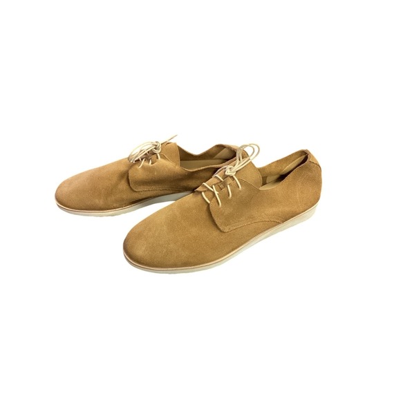 Nisolo Tan Suede Oxfords